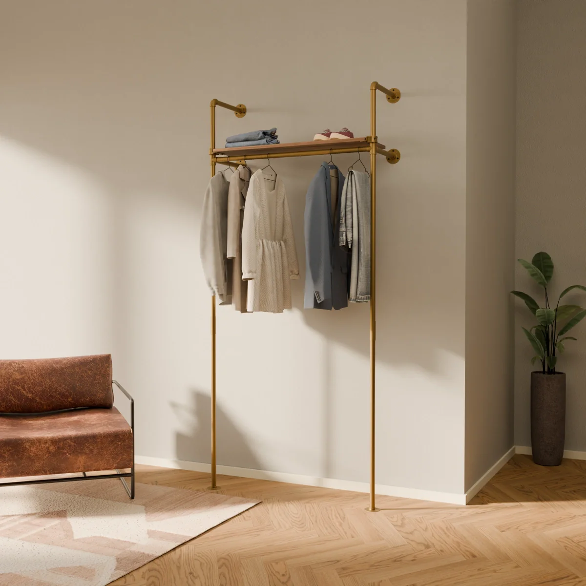 KIM 1 OAK – 1 bovenste plank | goud - Image 2