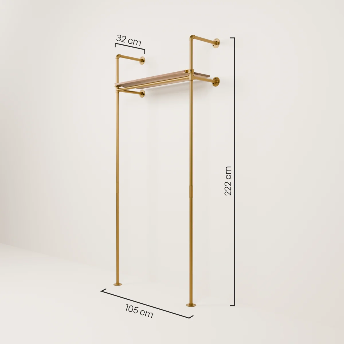 KIM 1 OAK – 1 bovenste plank | goud - Image 3