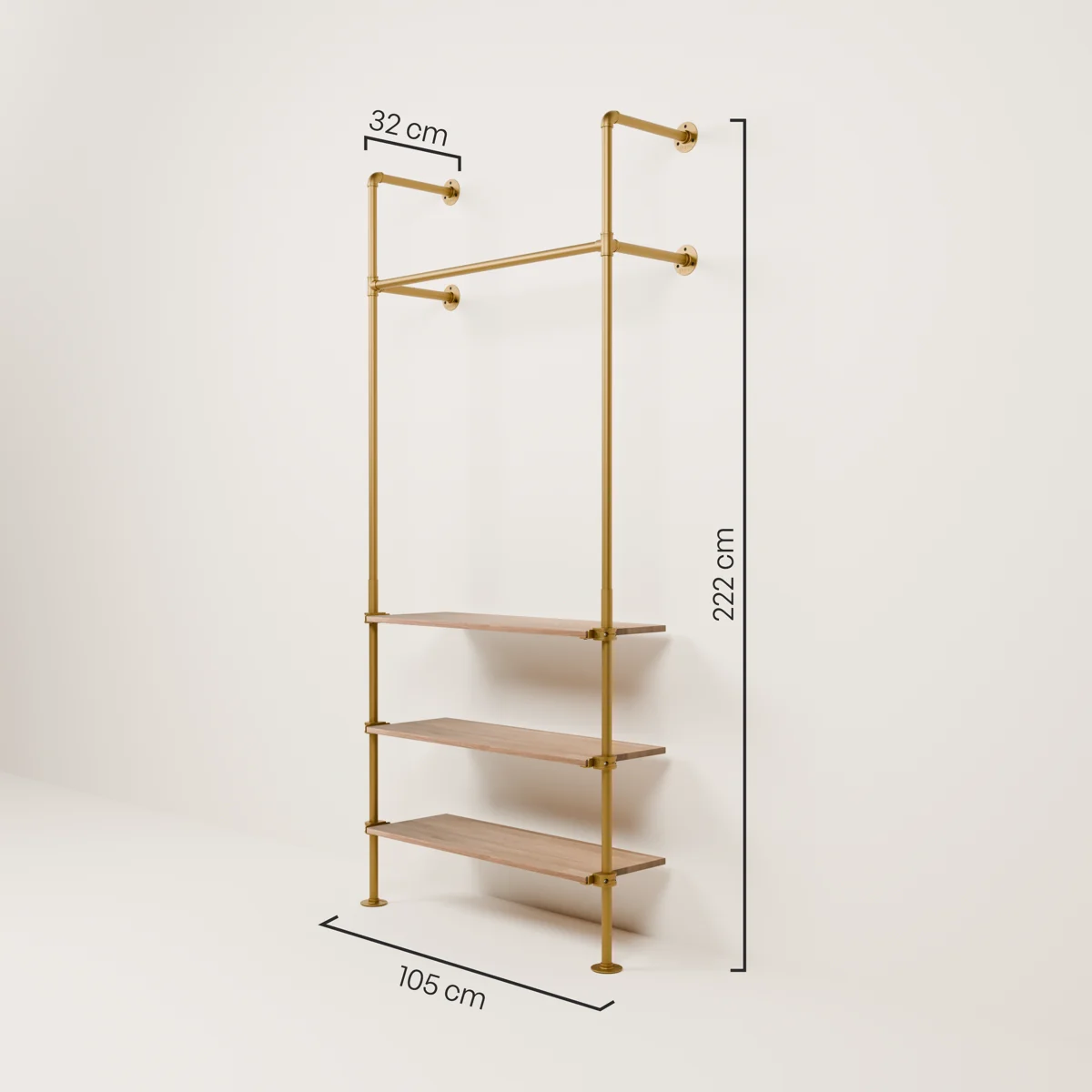 KIM 1 OAK – 3 planken | goud - Image 3