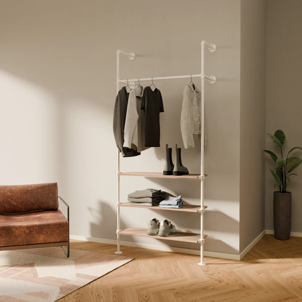 KIM 1 OAK – 3 planken | wit - Image 2