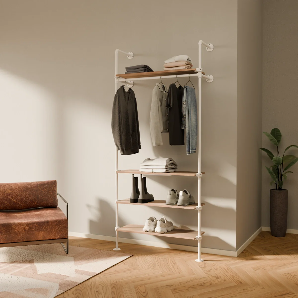 KIM 1 OAK – 4 planken | wit - Image 2