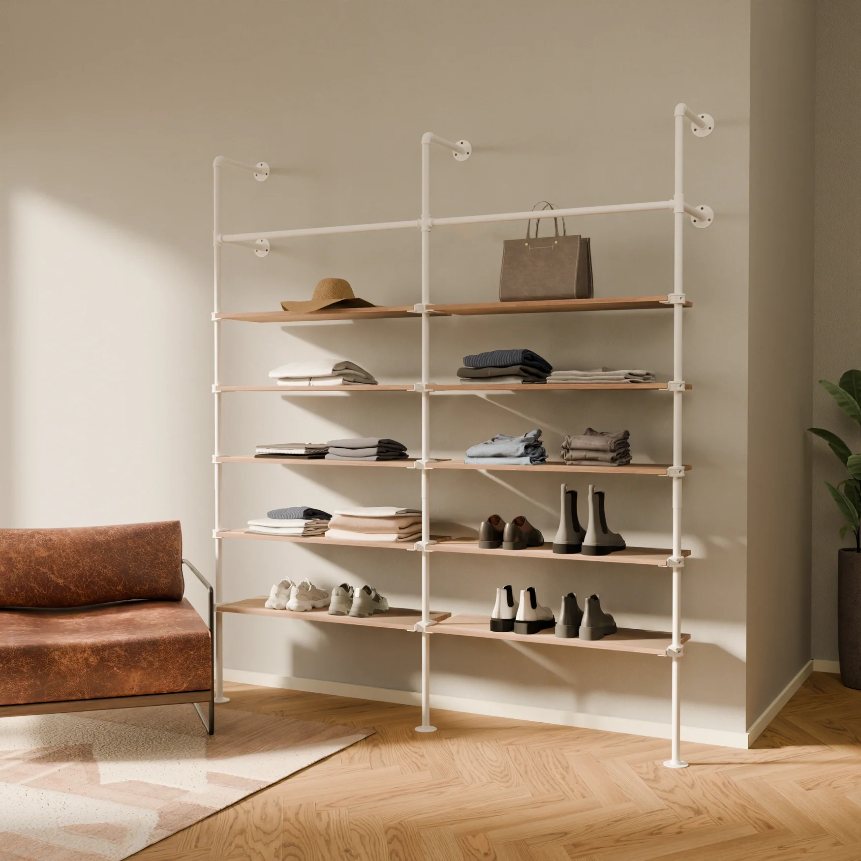 KIM 2 OAK – 10 Regalböden | wit - Image 2