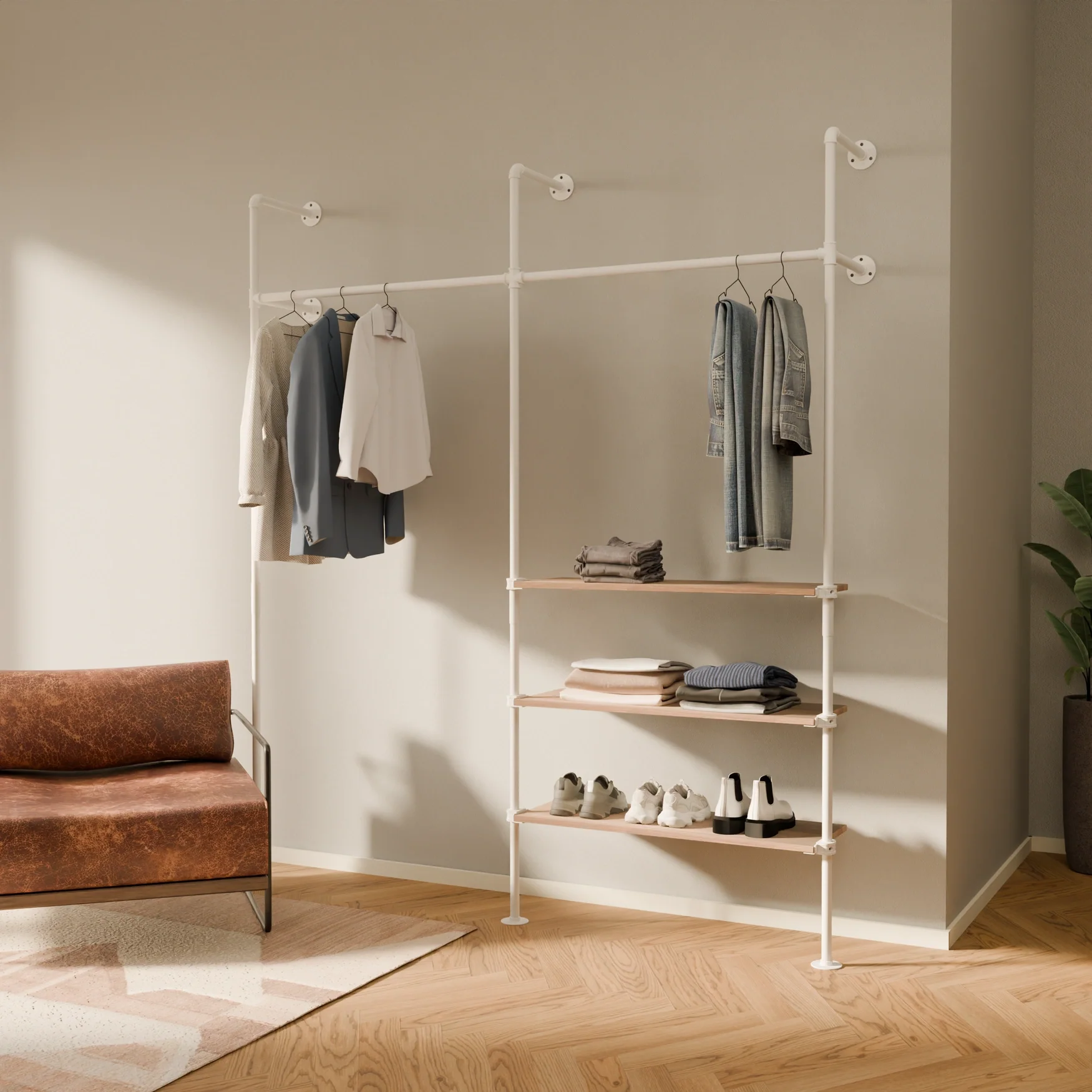 KIM 2 OAK – 3 planken | wit - Image 2
