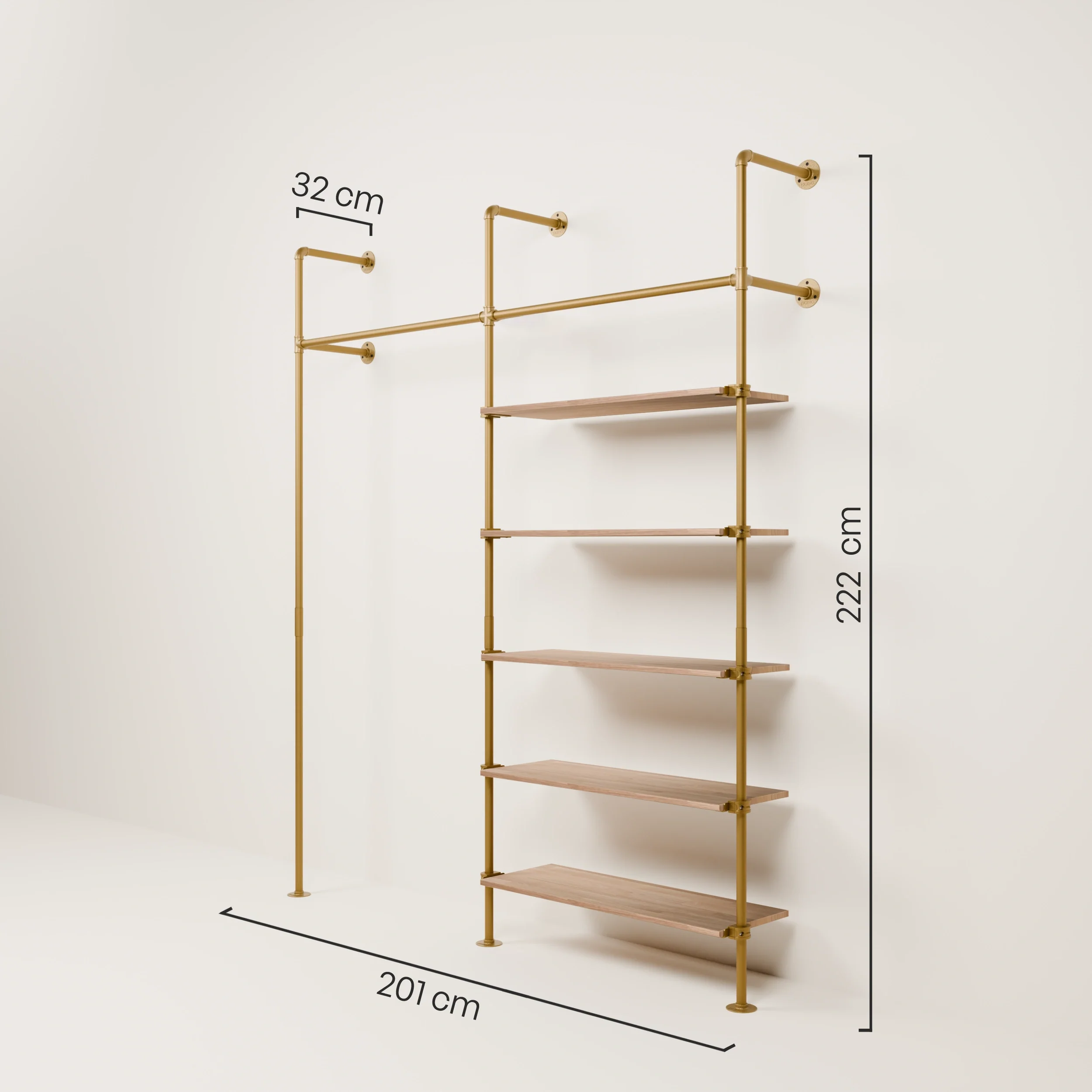 KIM 2 OAK – 5 planken | goud - Image 3