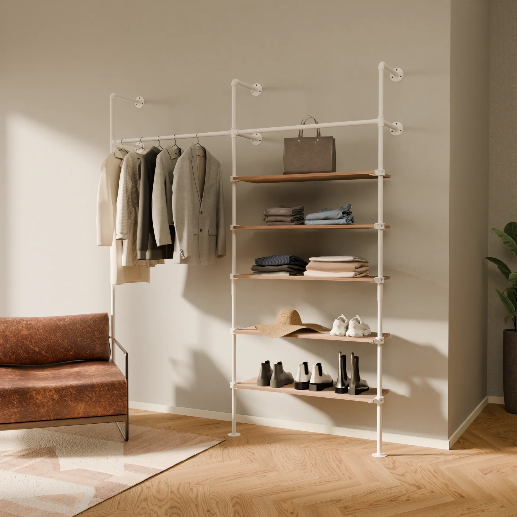 KIM 2 OAK – 5 planken | wit - Image 2
