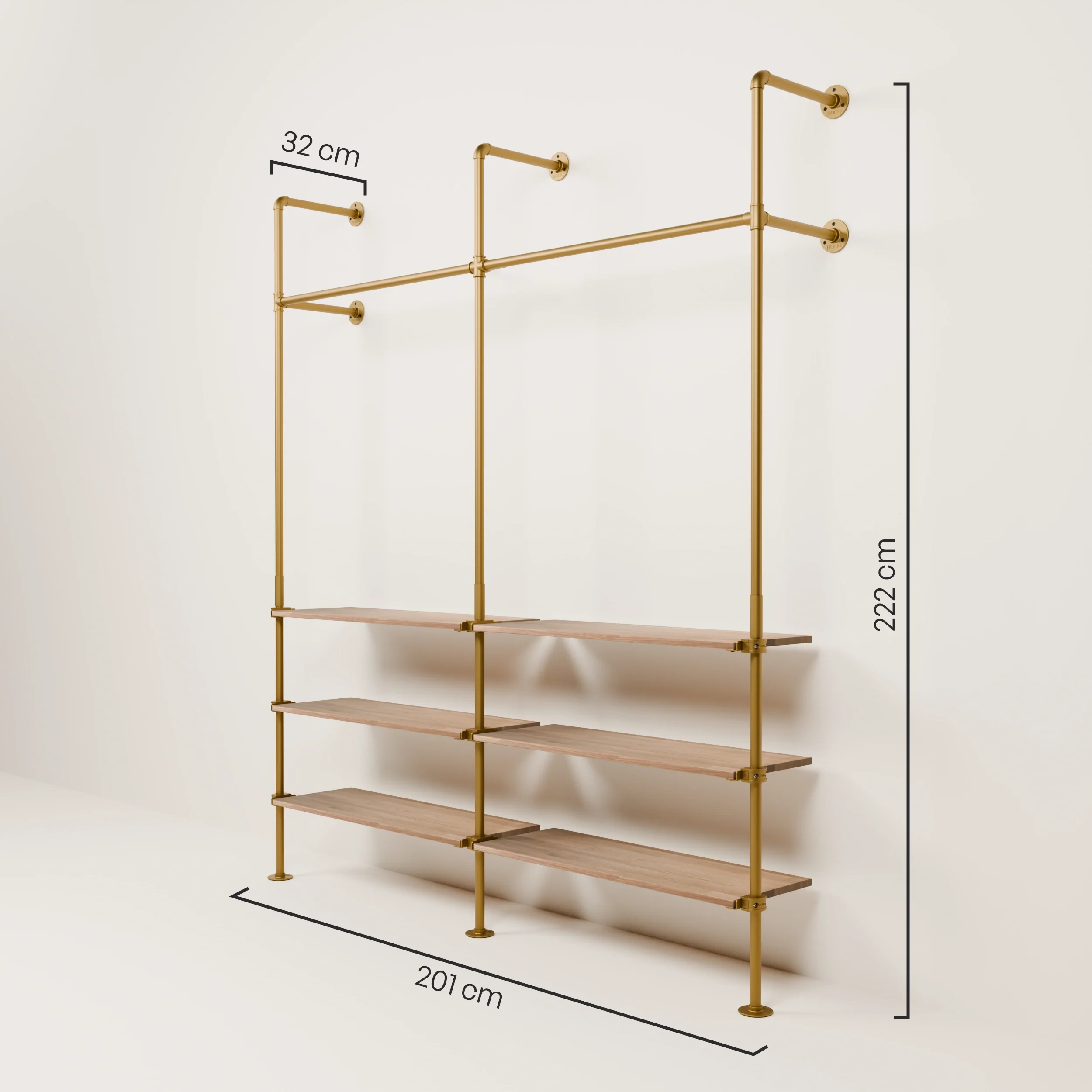 KIM 2 OAK – 6 planken | goud - Image 3