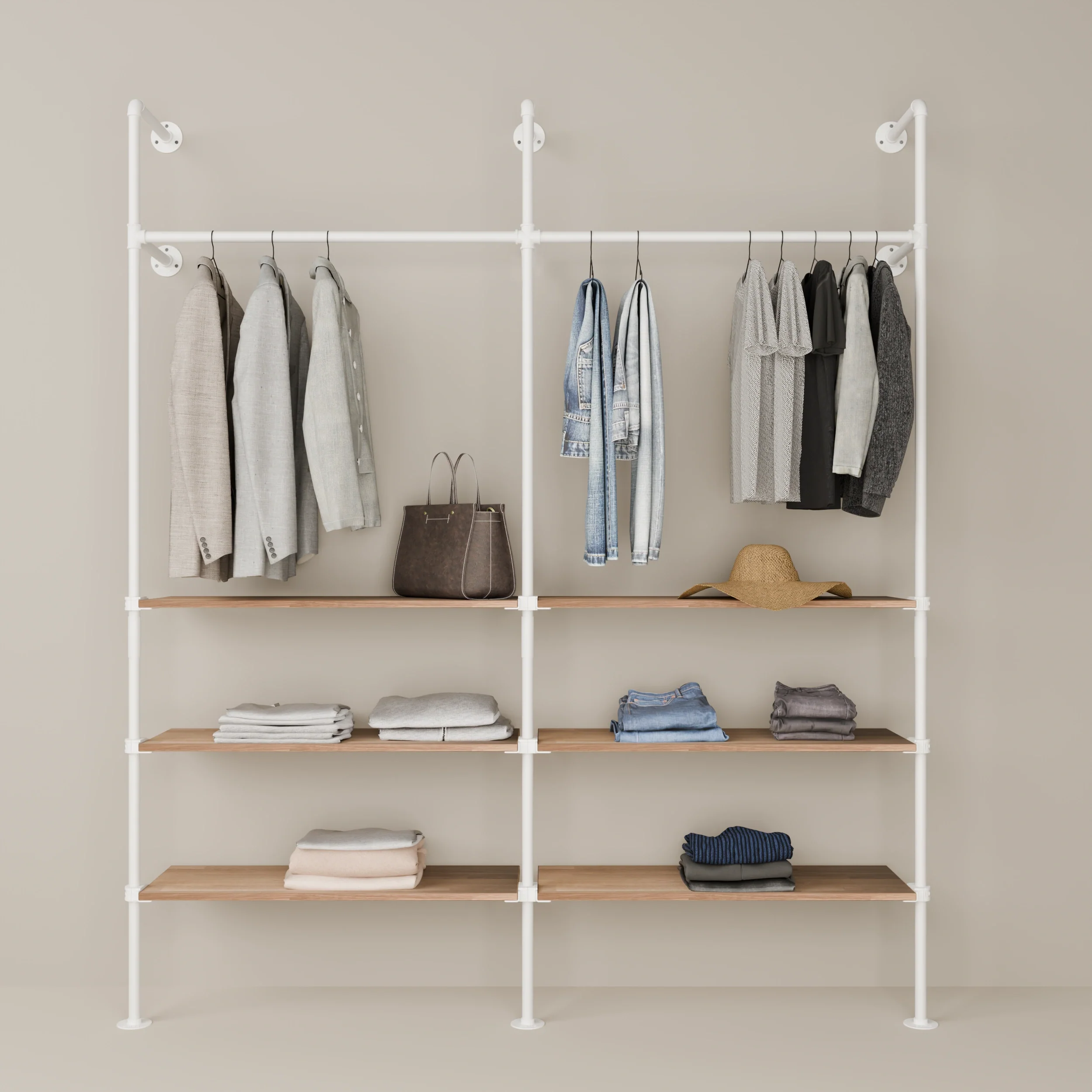 KIM 2 OAK – 6 planken | wit
