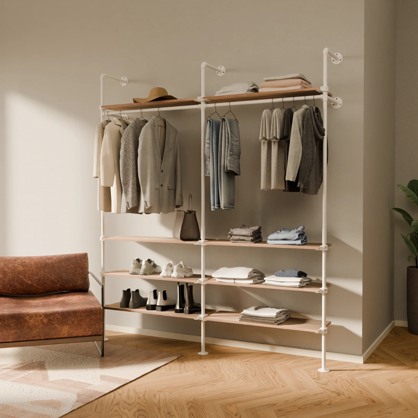 KIM 2 OAK – 8 Regalböden | wit - Image 2