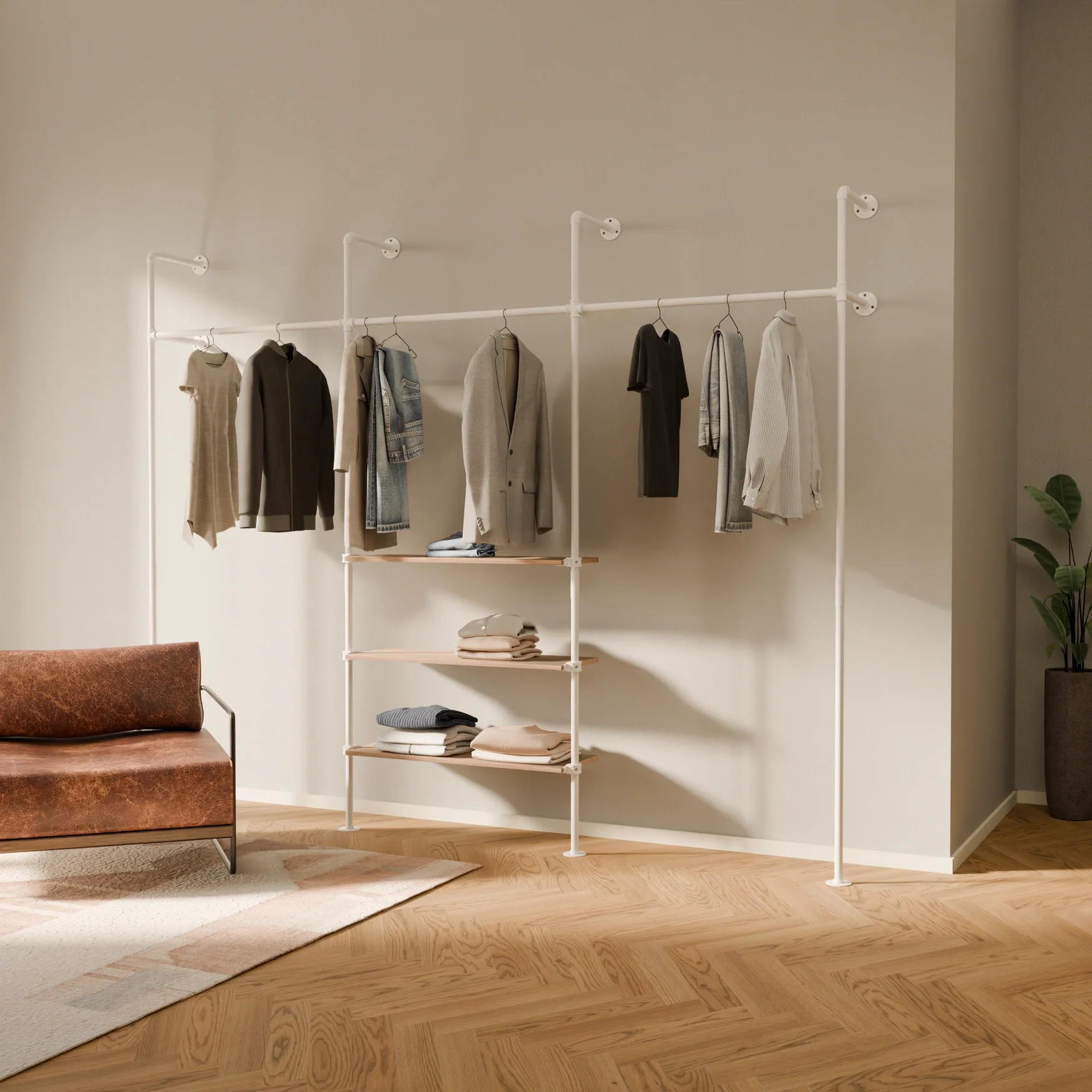 KIM 3 OAK – 3 planken | wit - Image 2