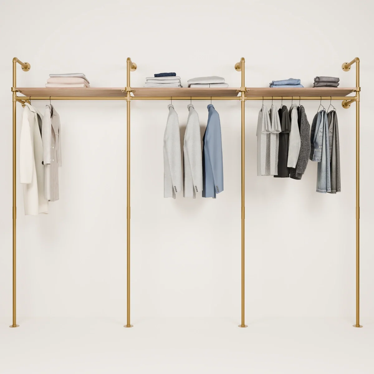 KIM 3 OAK – 3 bovenste planken | goud