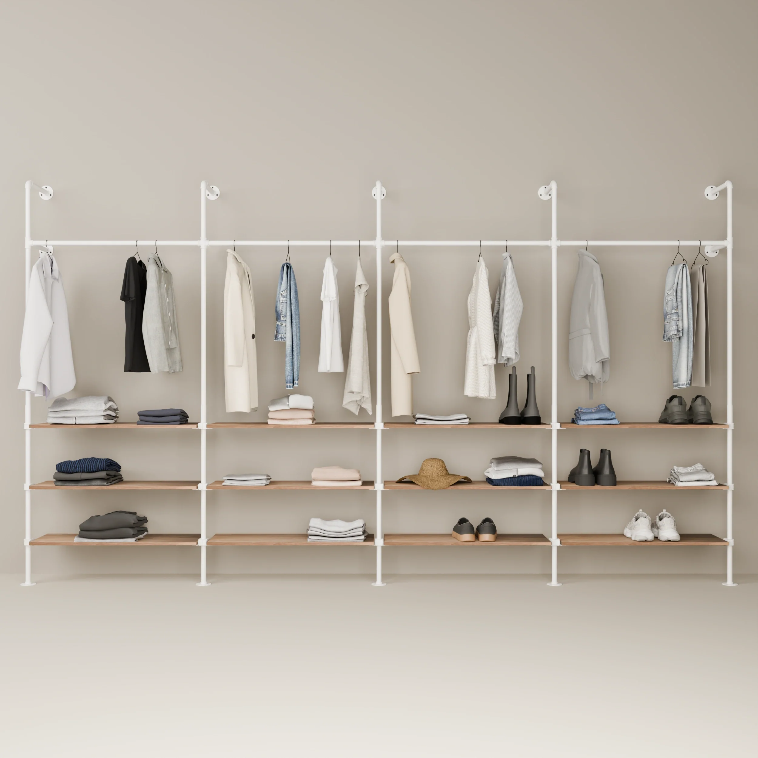 KIM 4 OAK – 12 planken | wit