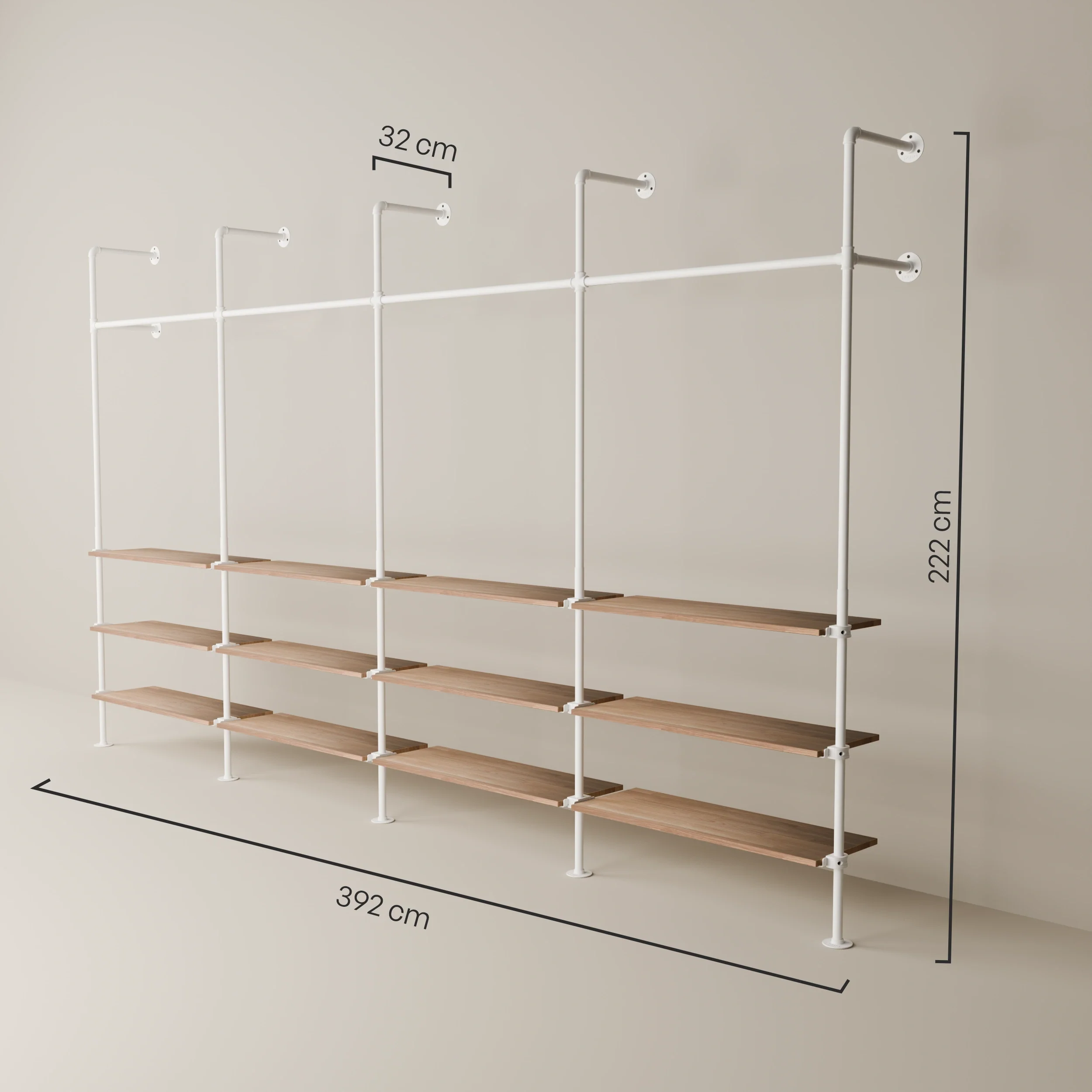 KIM 4 OAK – 12 planken | wit - Image 3