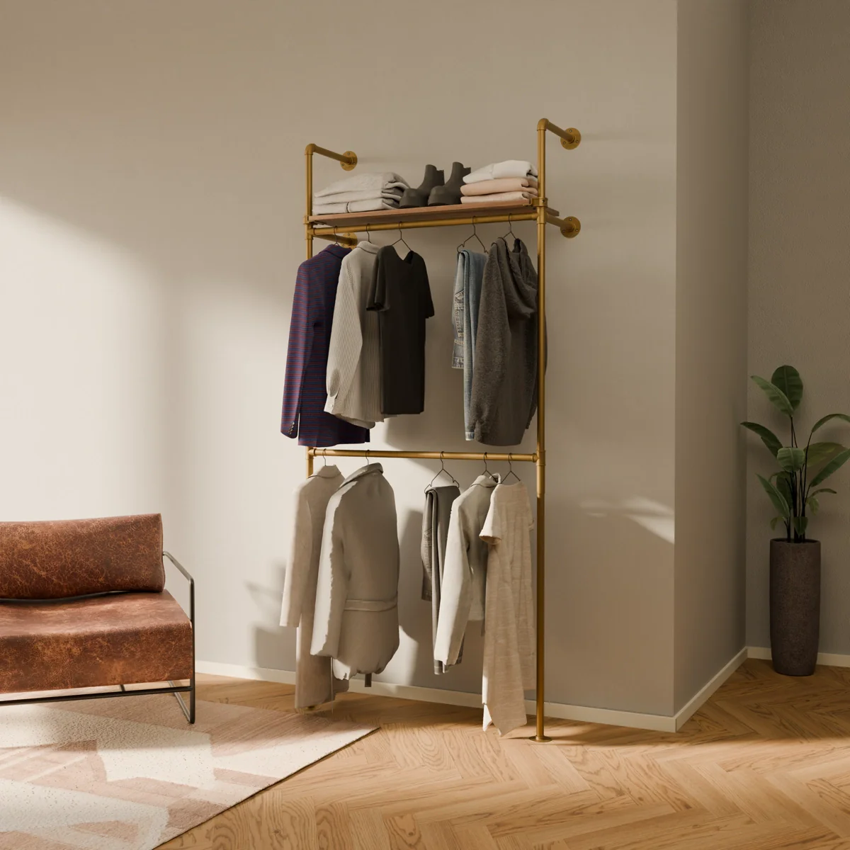 KIM DOUBLE 1 OAK – 1 plank | goud - Image 2