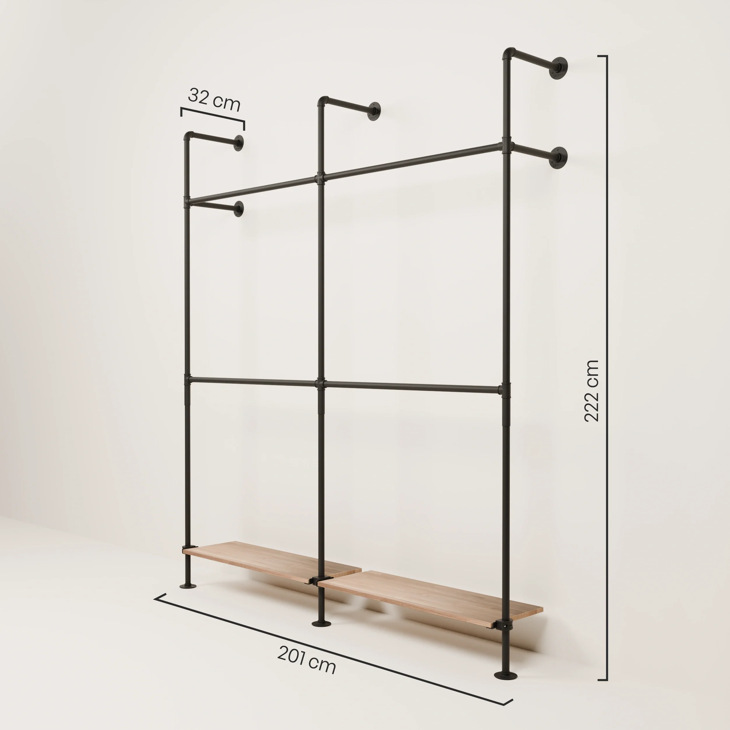KIM DOUBLE 2 OAK – 2 planken onderaan - Image 3