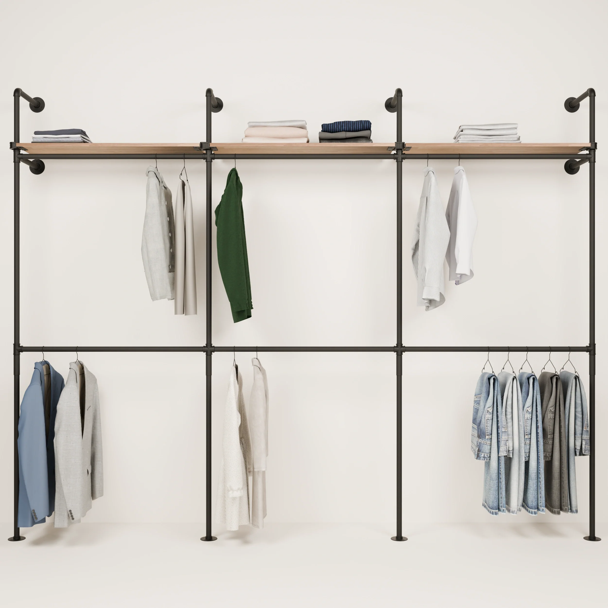 KIM DOUBLE 3 OAK – 3 planken bovenaan