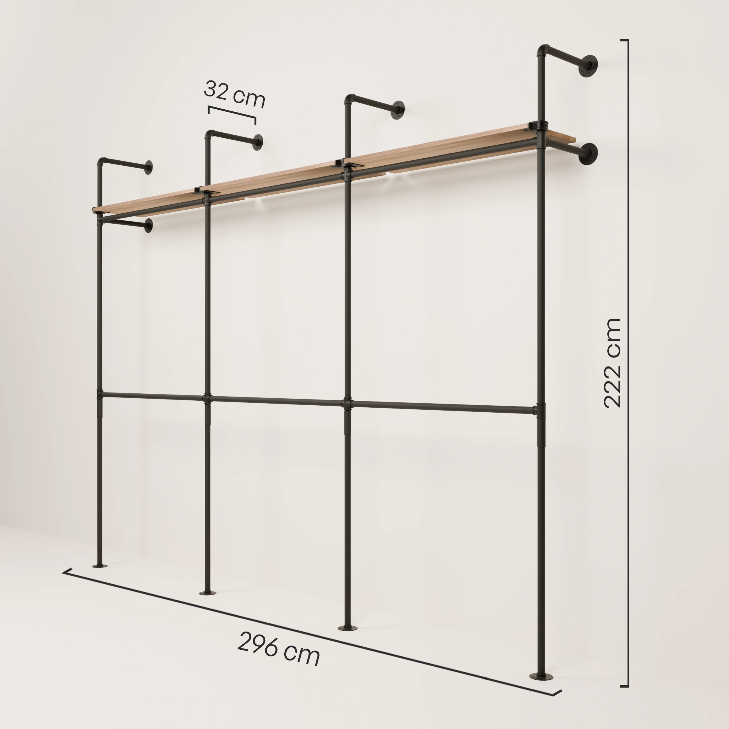 KIM DOUBLE 3 OAK – 3 planken bovenaan - Image 3