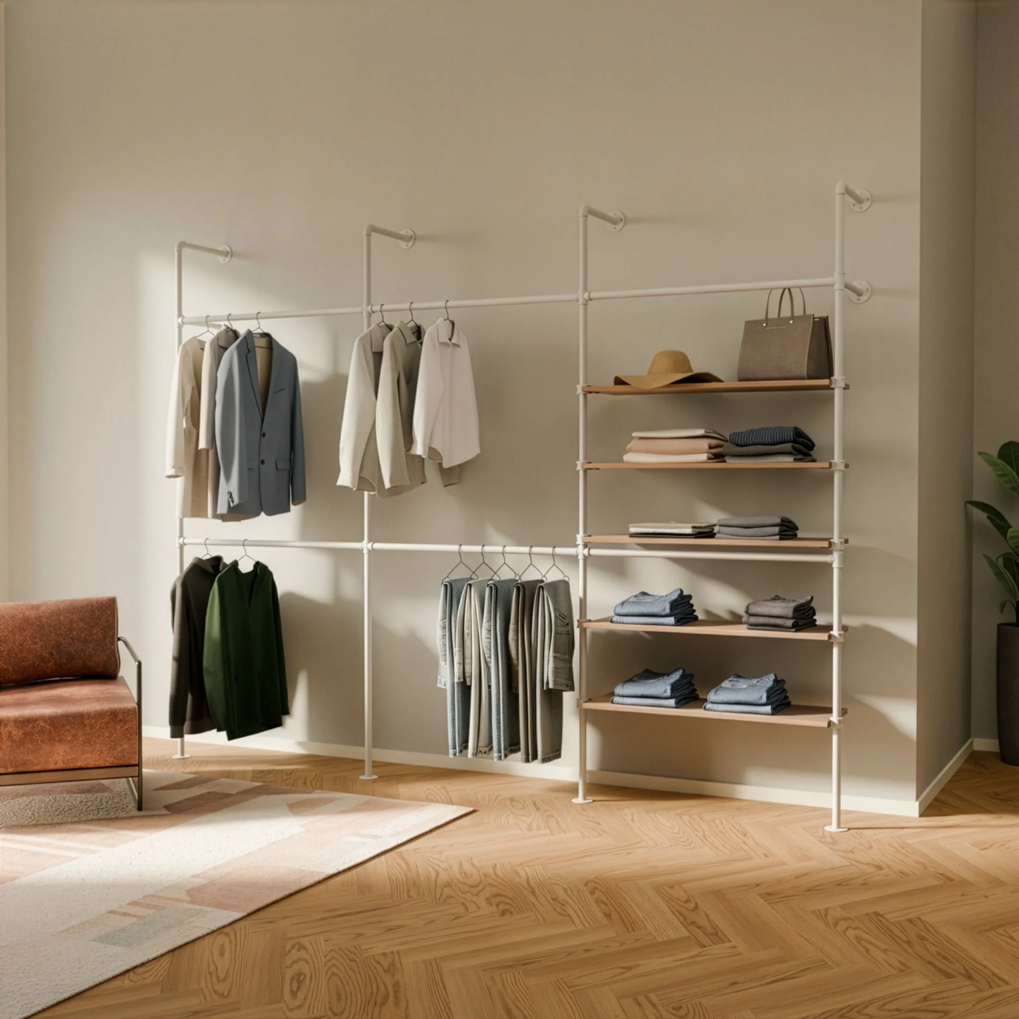 KIM DOUBLE 3 OAK – 5 planken | wit - Image 2