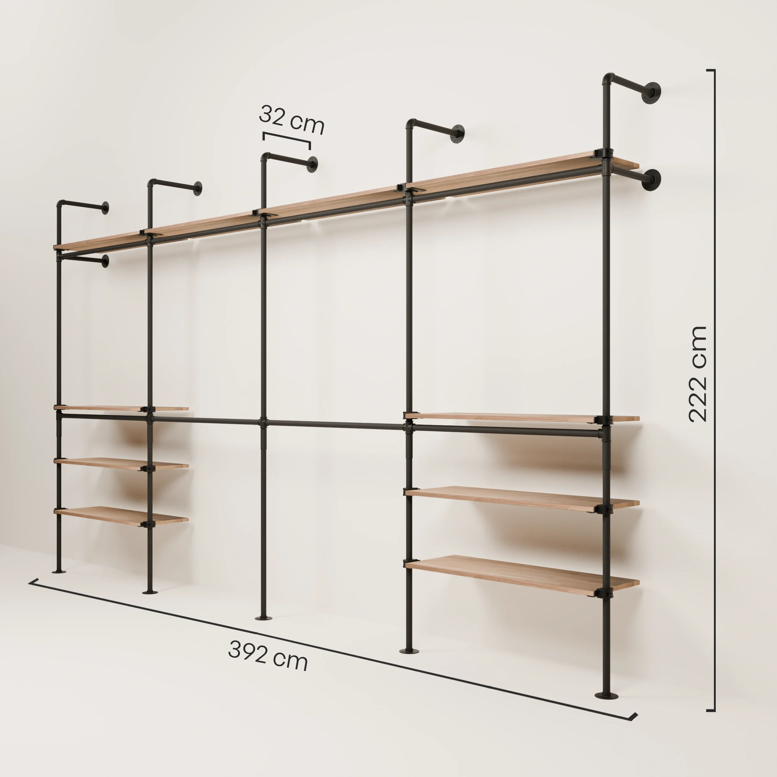KIM DOUBLE 4 OAK – 10 bovenste planken - Image 3