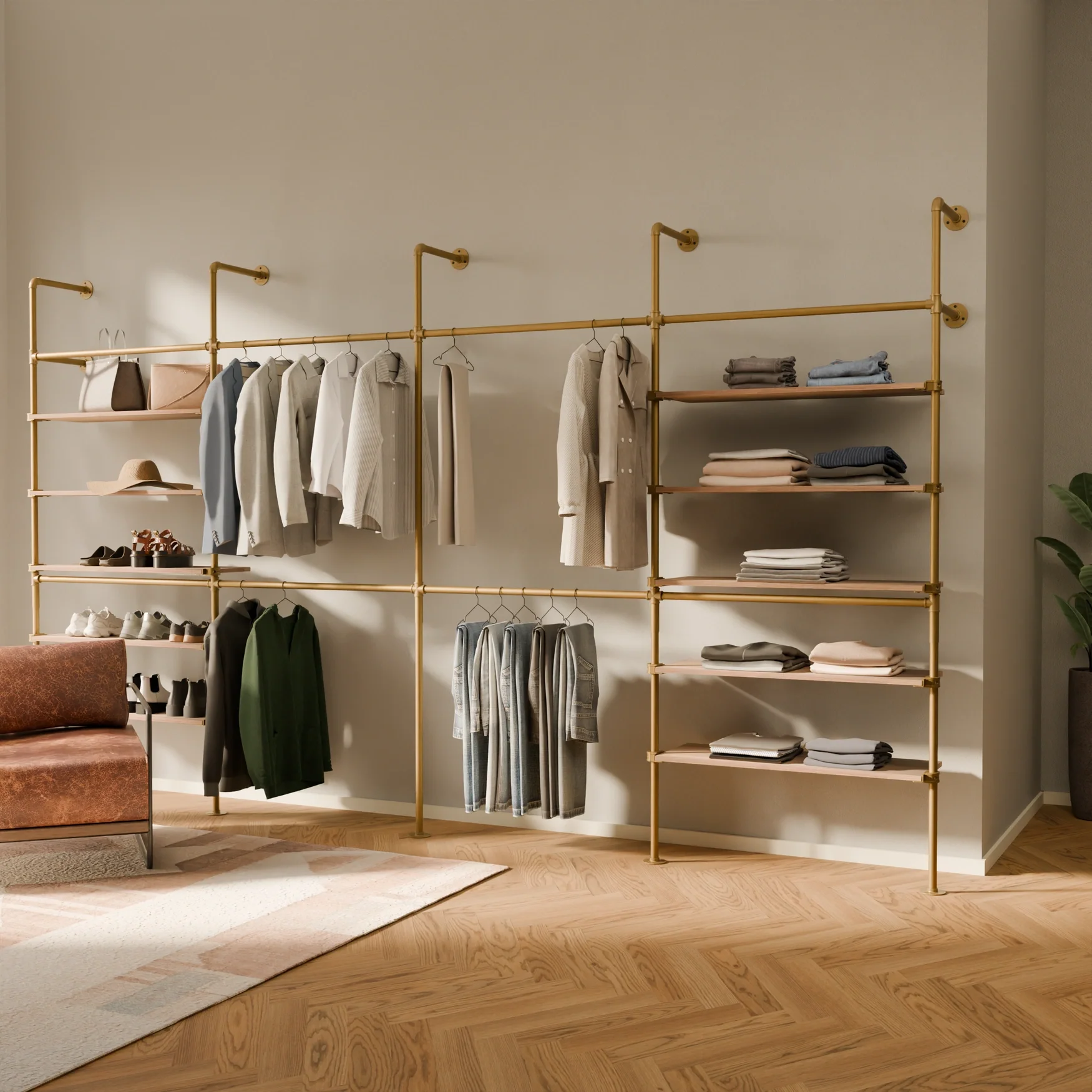KIM DOUBLE 4 OAK –  10 planken | goud - Image 2