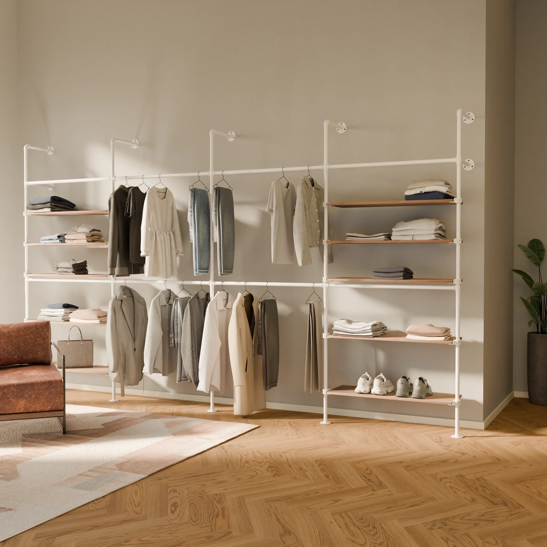 KIM DOUBLE 4 OAK – 10 planken | wit - Image 2