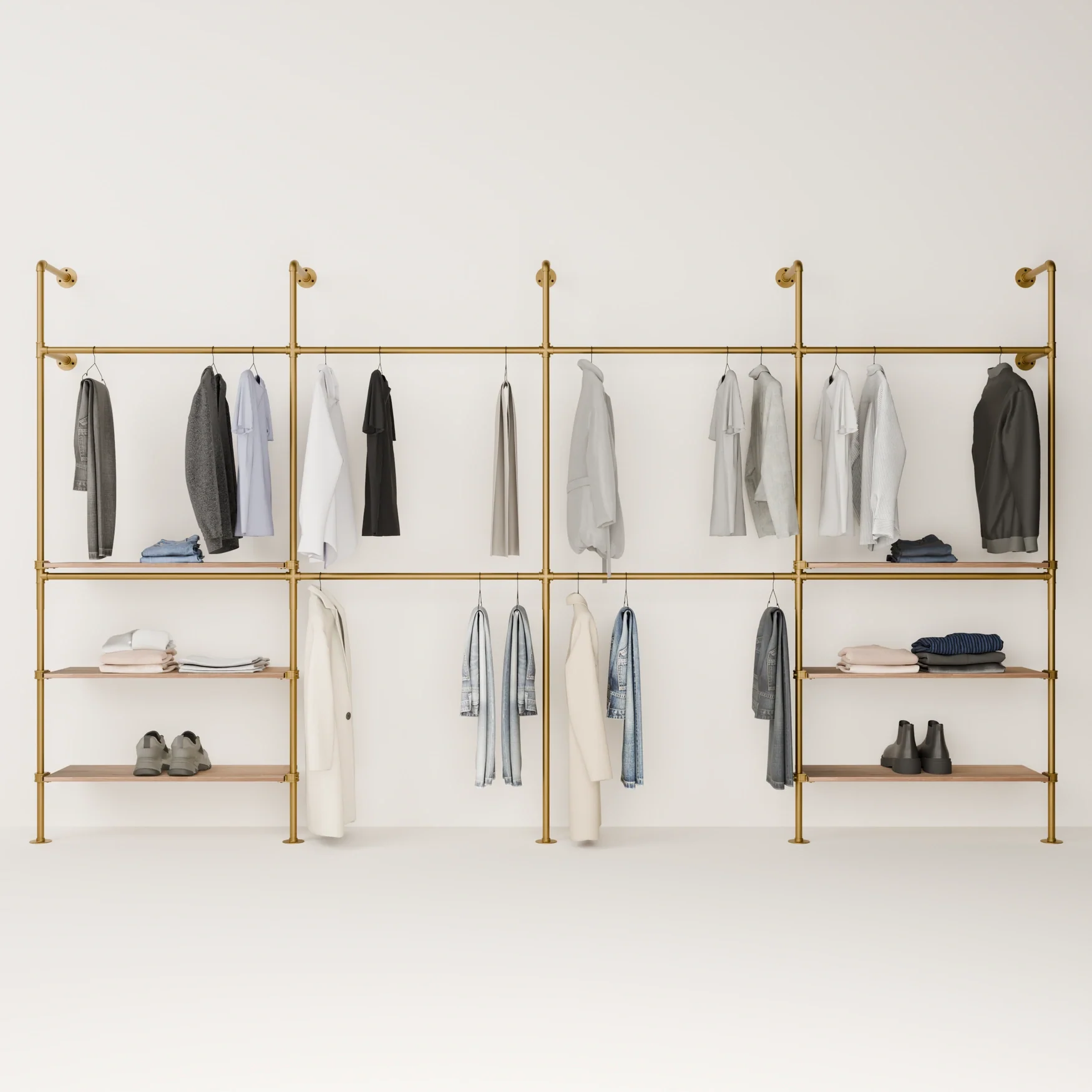 KIM DOUBLE 4 OAK – 6 planken  | goud