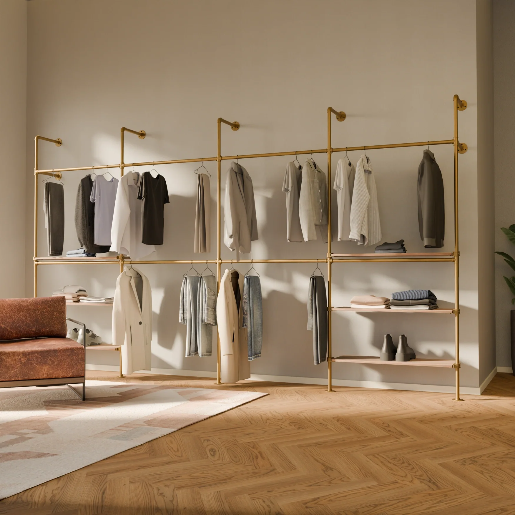 KIM DOUBLE 4 OAK – 6 planken  | goud - Image 2