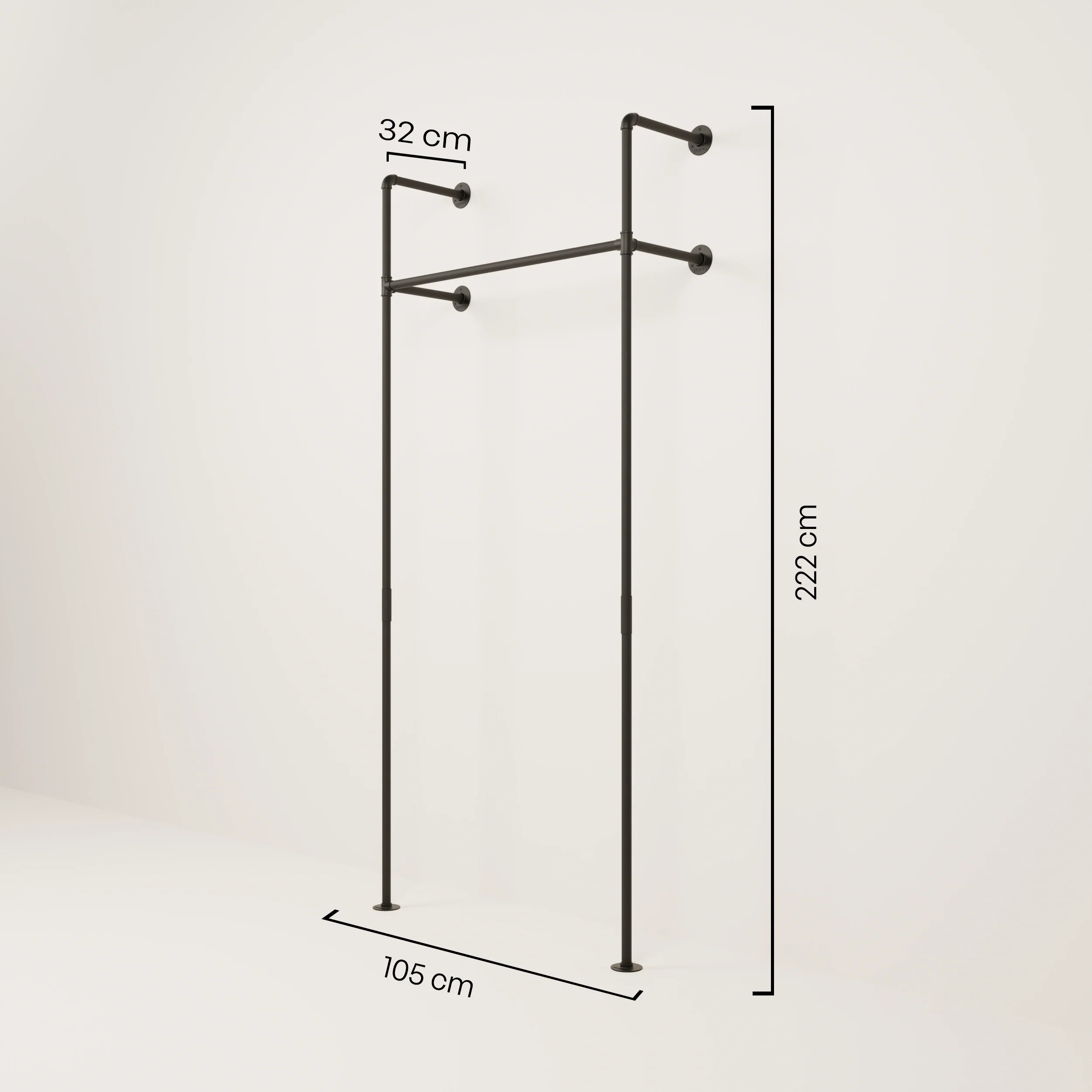 KIM 1– Garderobesysteem | Industrieel ontwerp | Garderobe Industrieel - Image 3