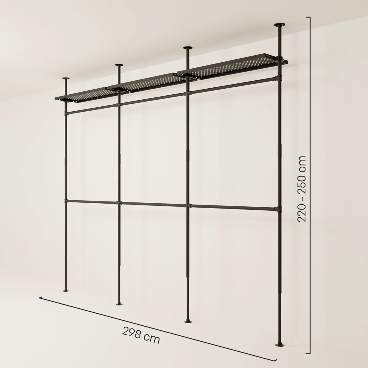LOFT 3 METAL – 3 planken bovenaan - Image 3
