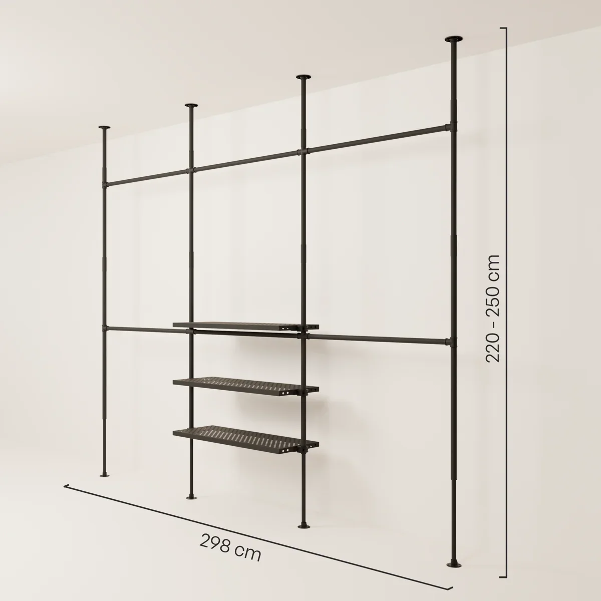 LOFT 3 METAL – 3 planken onderaan - Image 3