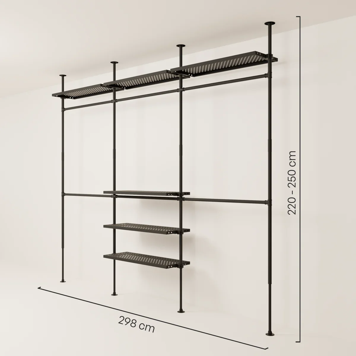 LOFT 3 METAL – 6 planken bovenaan - Image 3