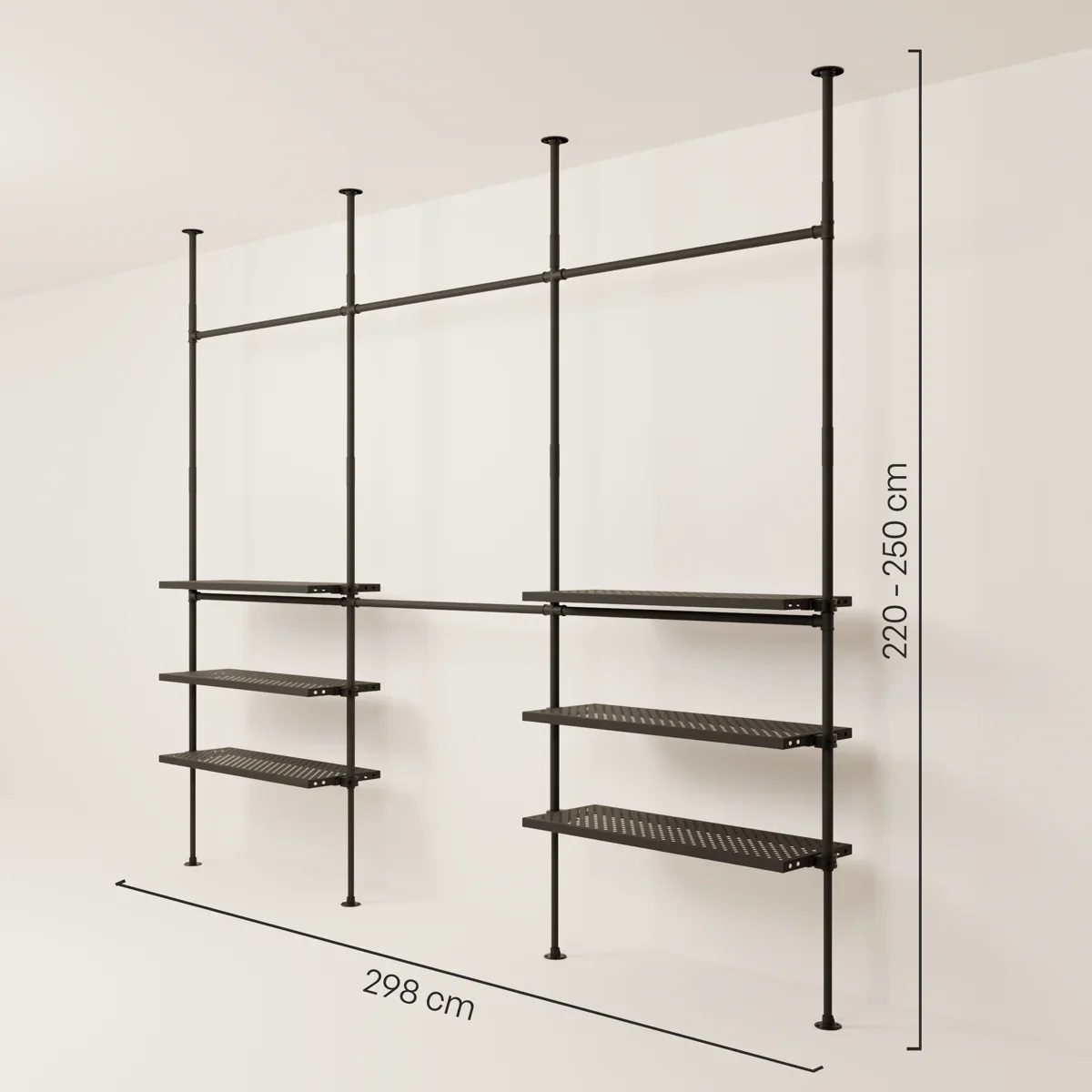 LOFT 3 METAL – 6 planken onderaan - Image 3