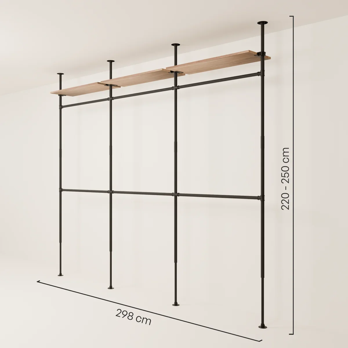 LOFT 3 OAK – 3 planken bovenaan - Image 3