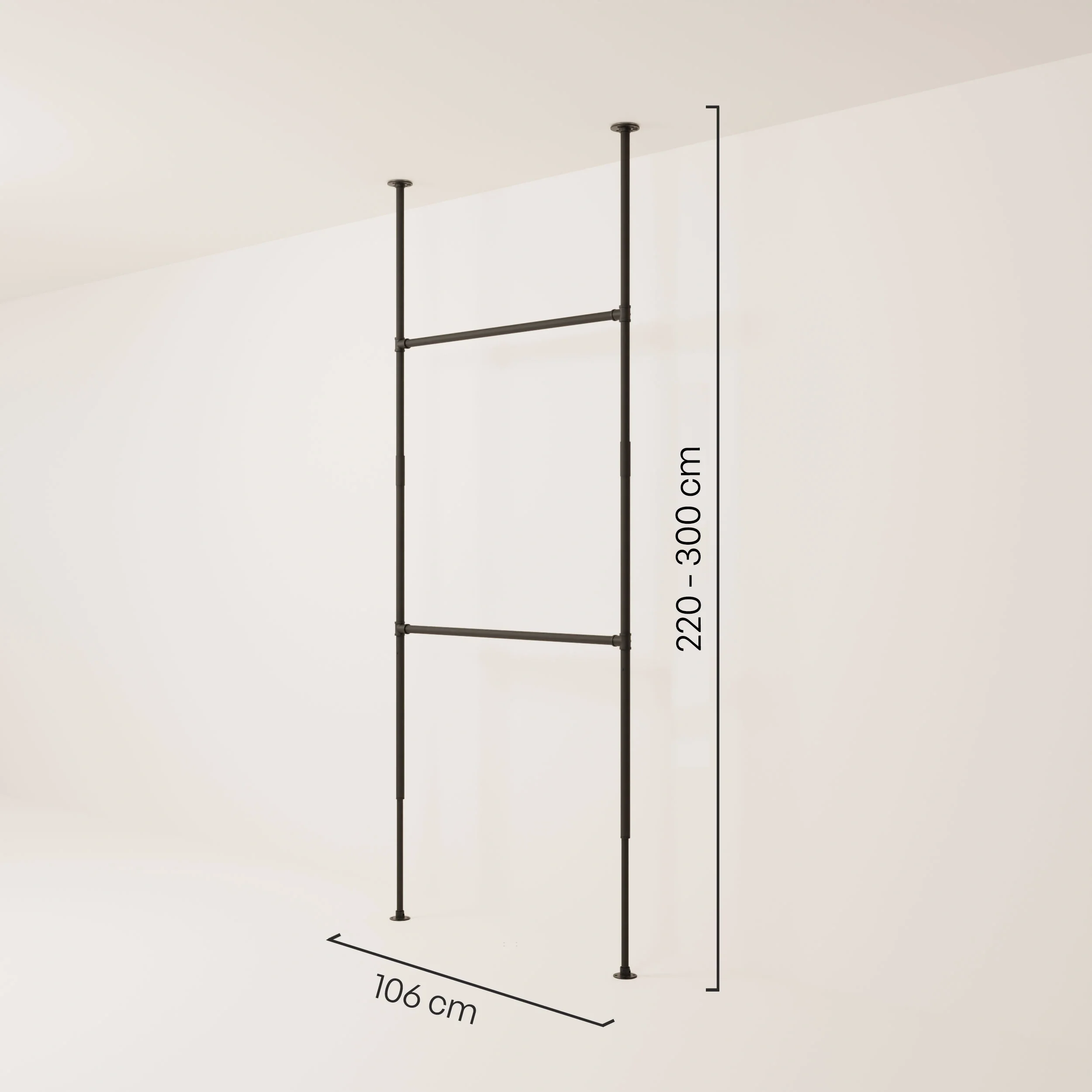LOFT 1 – Telescoopkleerkast | Open kleerkast - Image 3