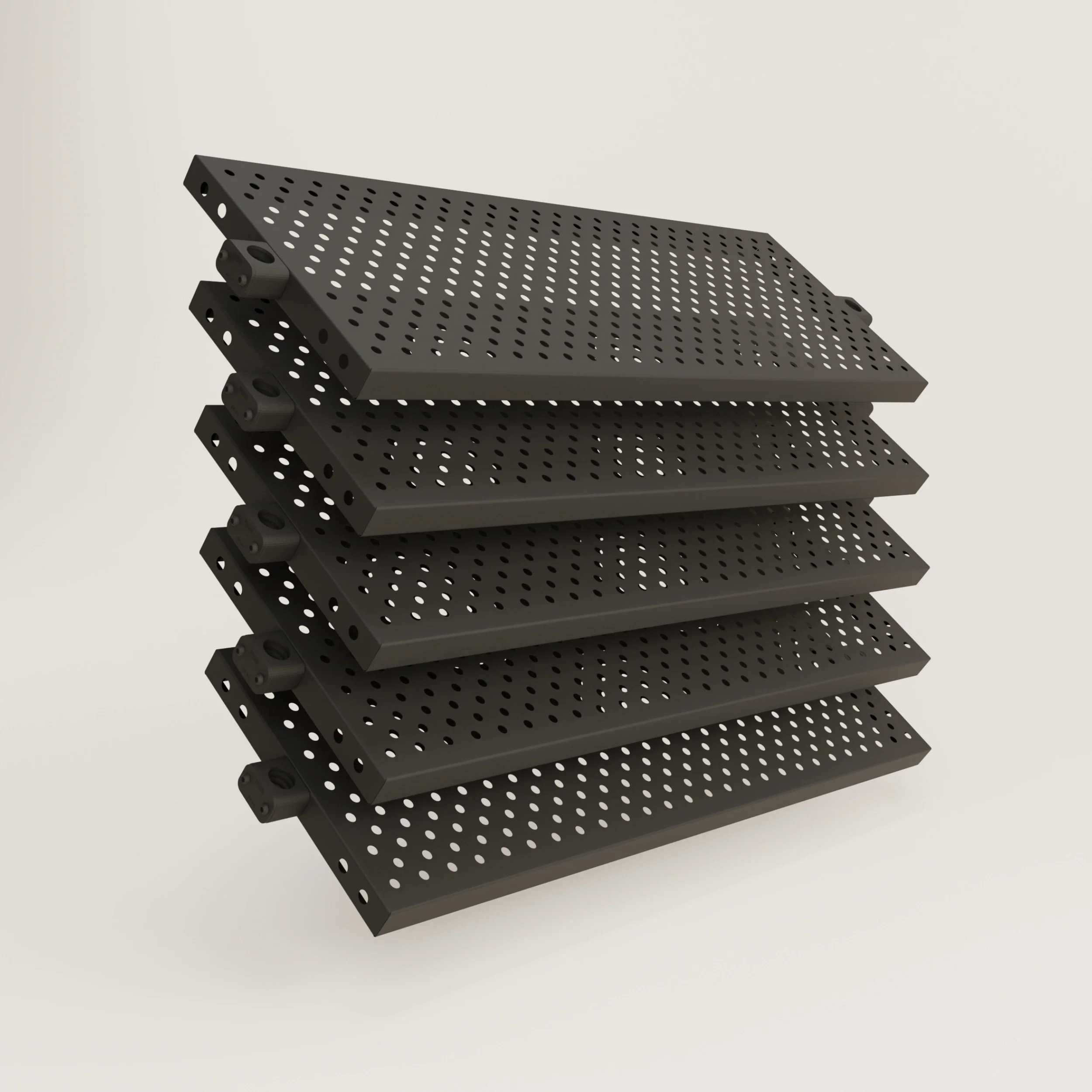 METAL legbord – incl. bevestigingsmateriaal | set van 1 | set van 3 | set van 5 - Image 8