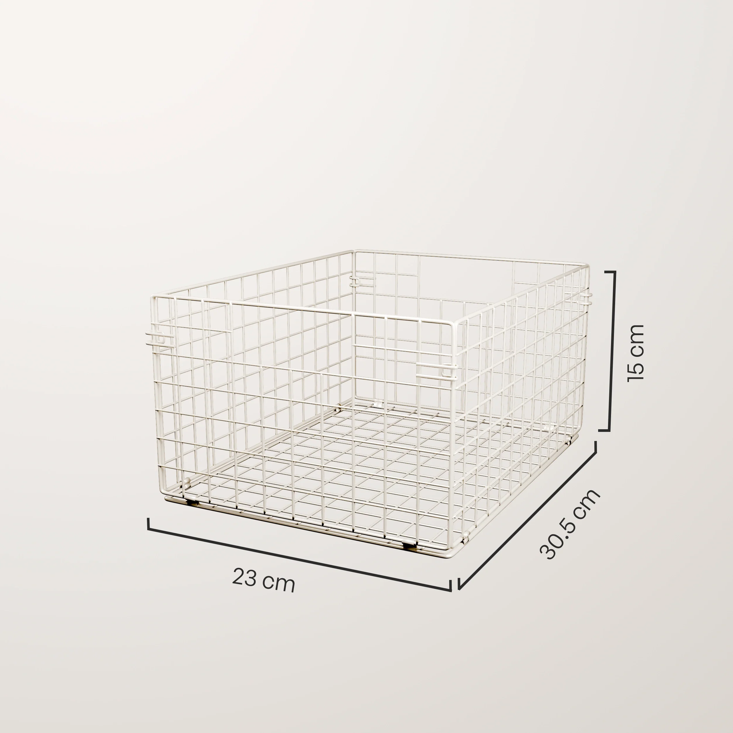 Metalen mand – set van 2 - Image 7