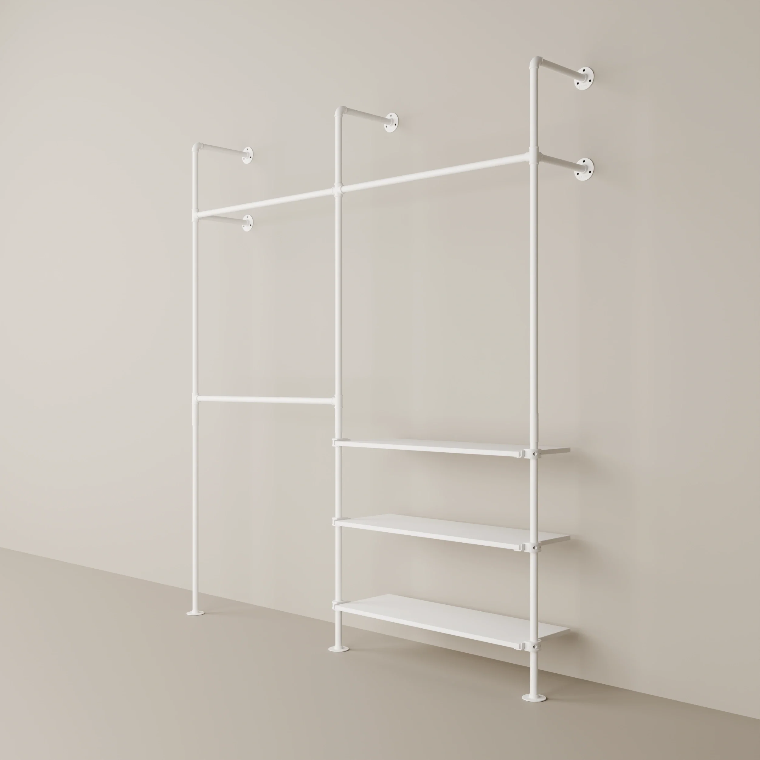 Legbord – wit | incl. bevestigingsmateriaal | set van 1 | set van 3 | set van 5 - Image 4